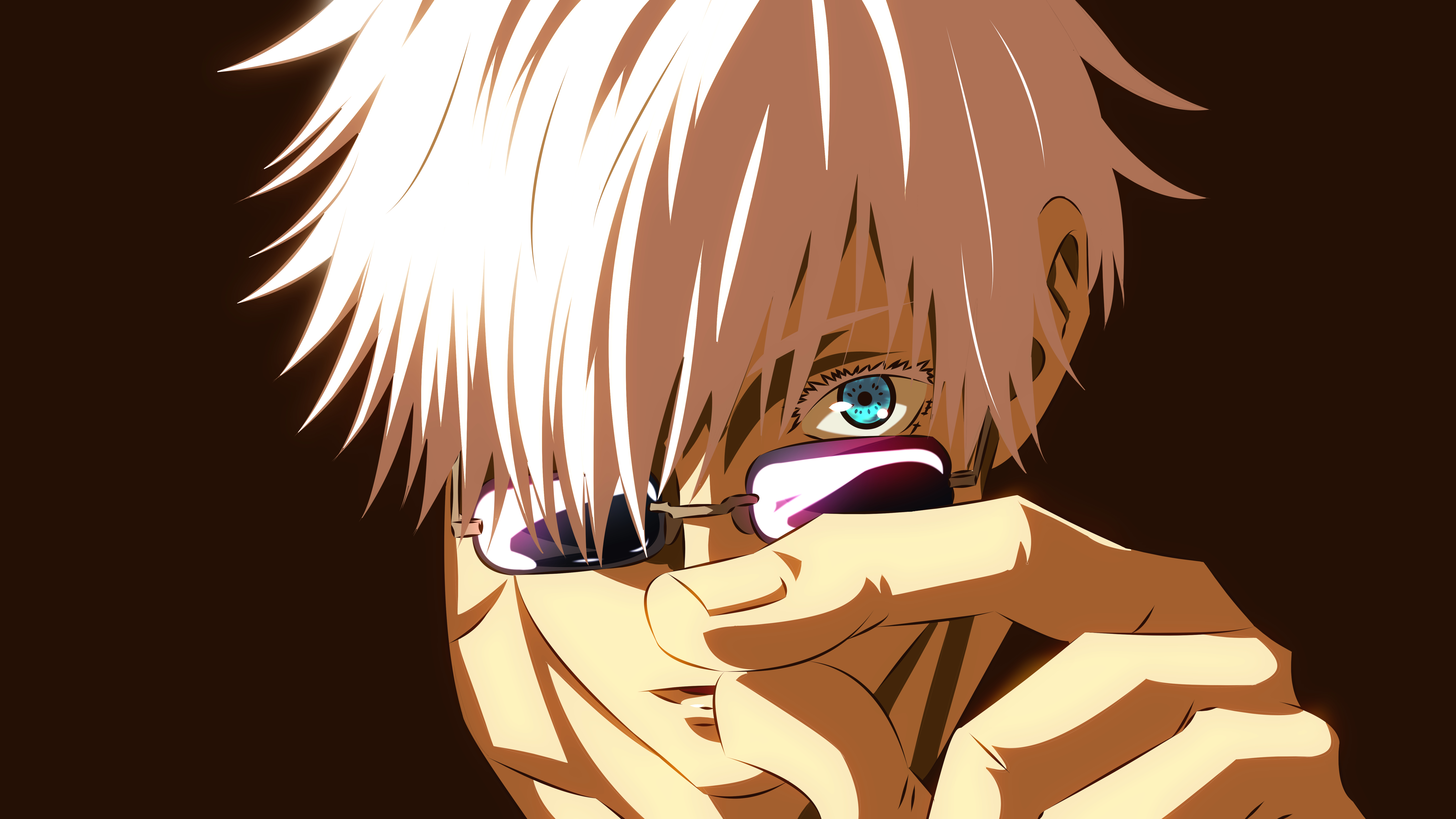 Satoru Gojo Six Eyes Reveal Close-Up