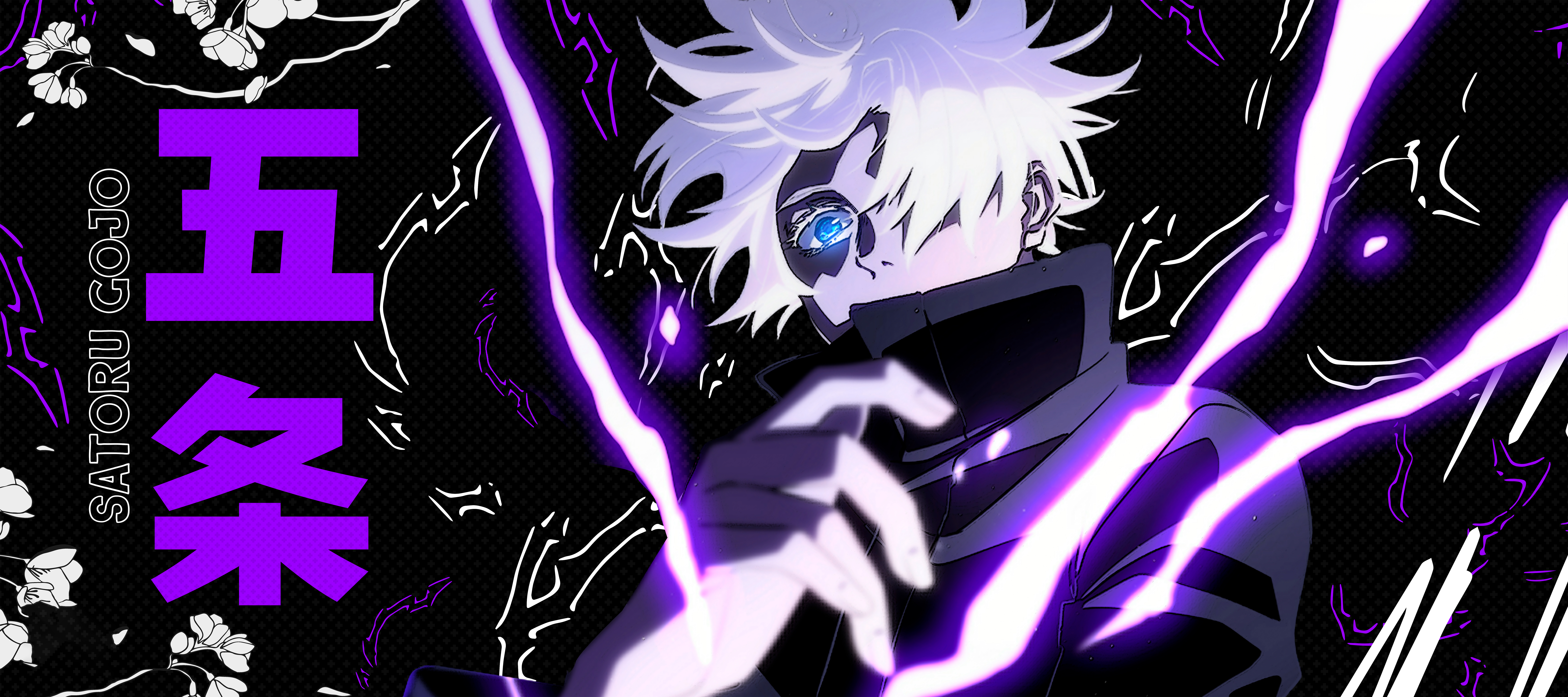 Purple Energy Surge Satoru Gojo