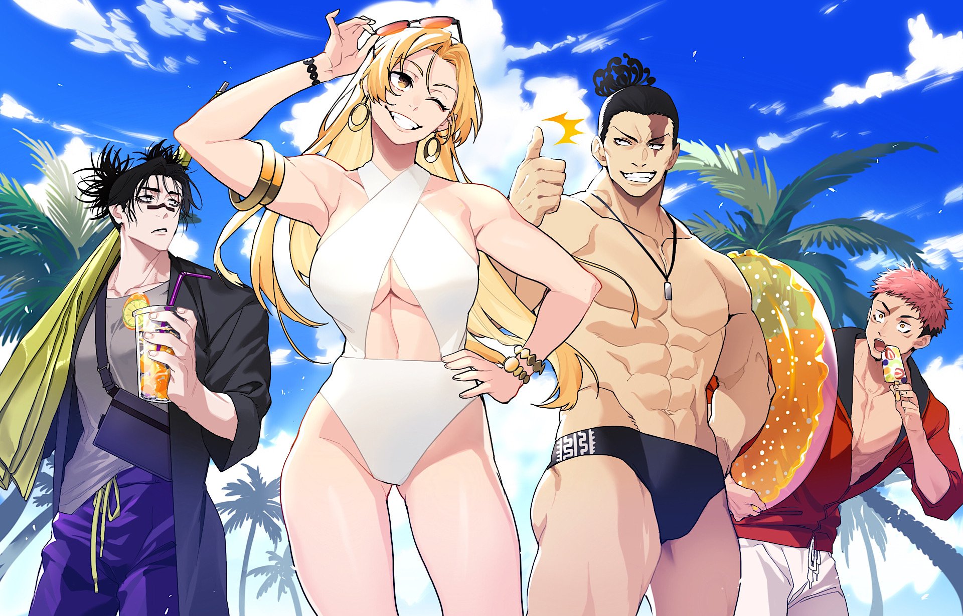 Jujutsu Kaisen Beach Summer Vacation