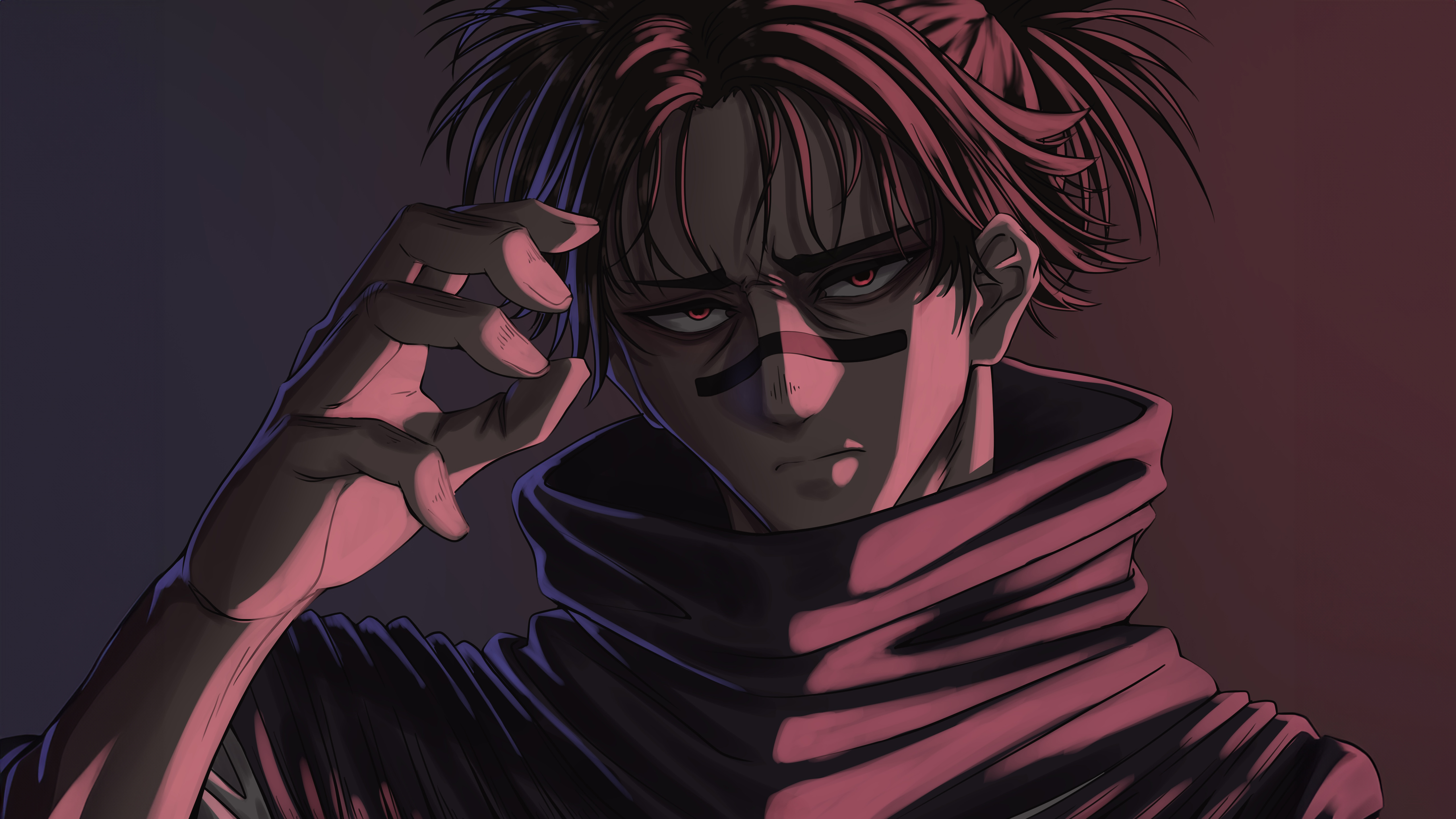 Choso Blood Manipulation Red Glow