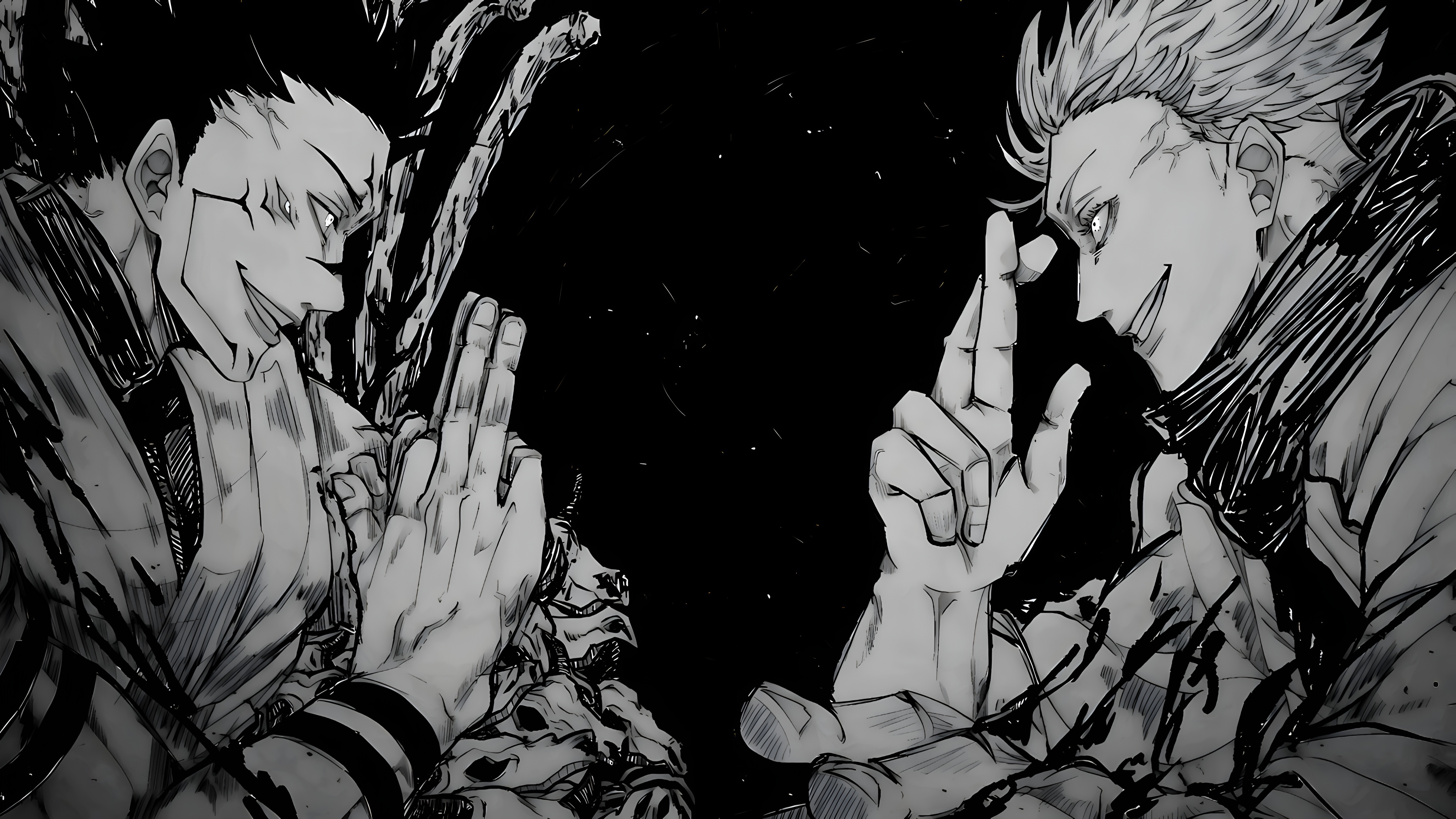 Sukuna vs Gojo Manga Face Off Clash