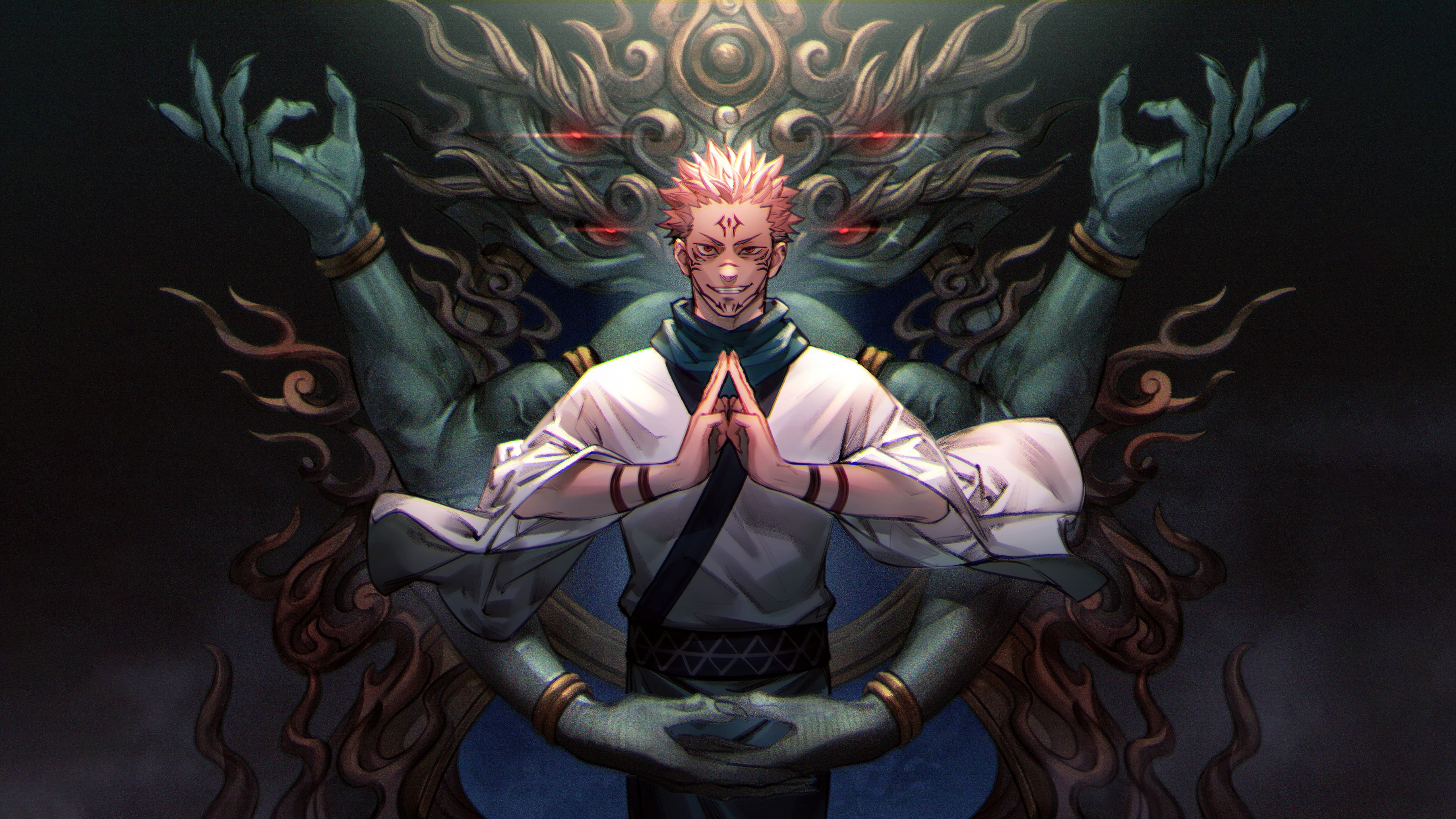 Sukuna Malevolent Shrine Domain Sign Art