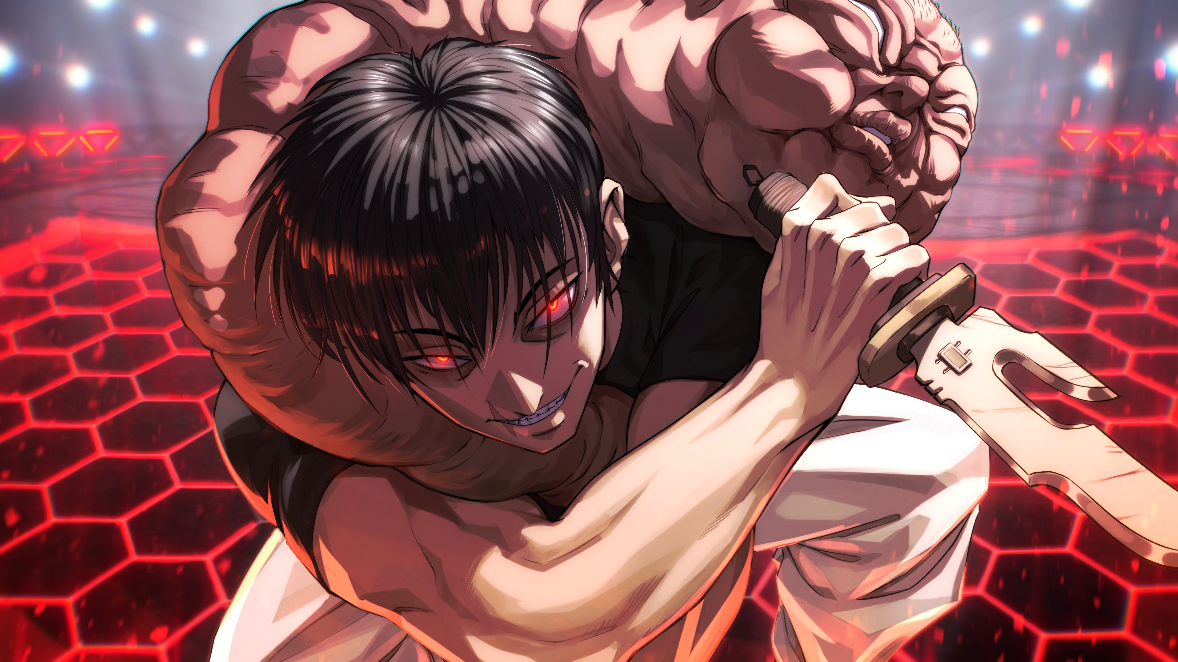 Toji Fushiguro Inverted Spear Of Heaven Red Hex Arena Stance