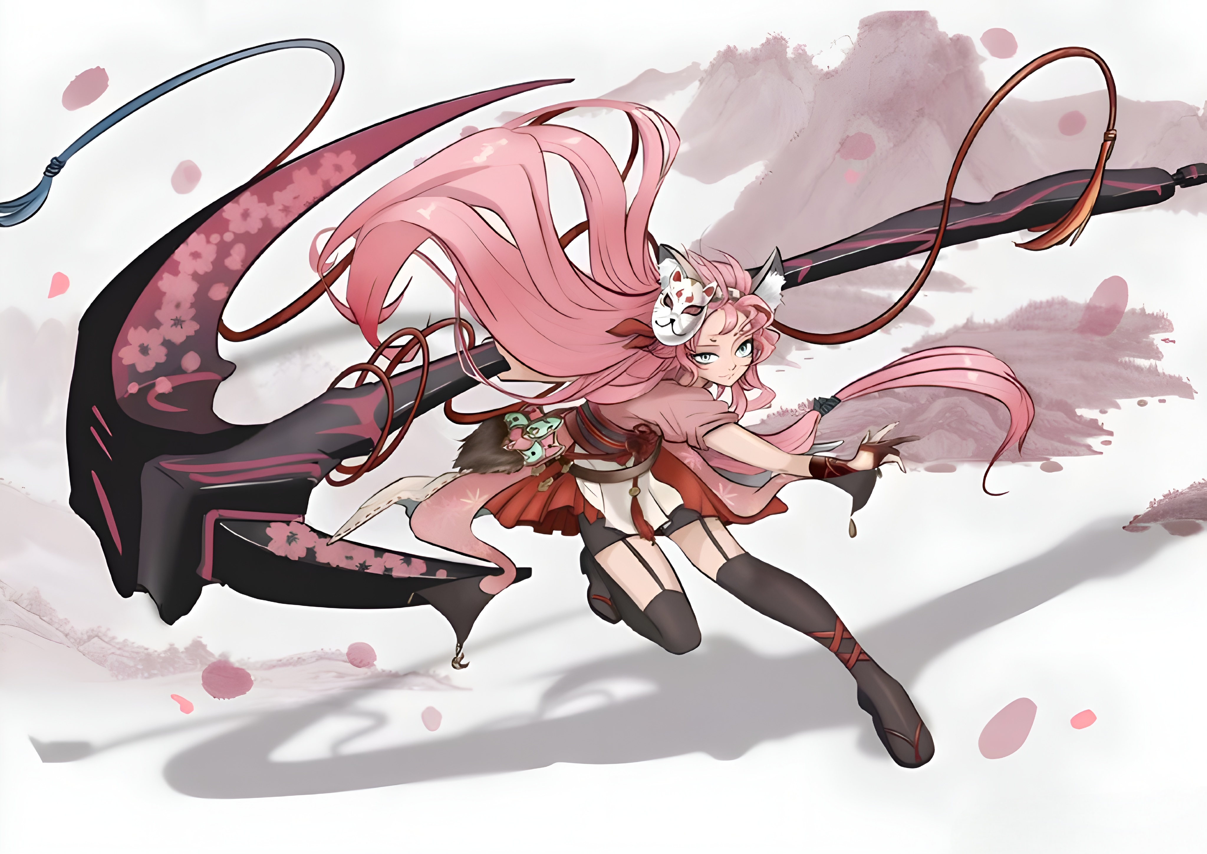 Cherry Blossom Reaper: Deadly Grace Unleashed!