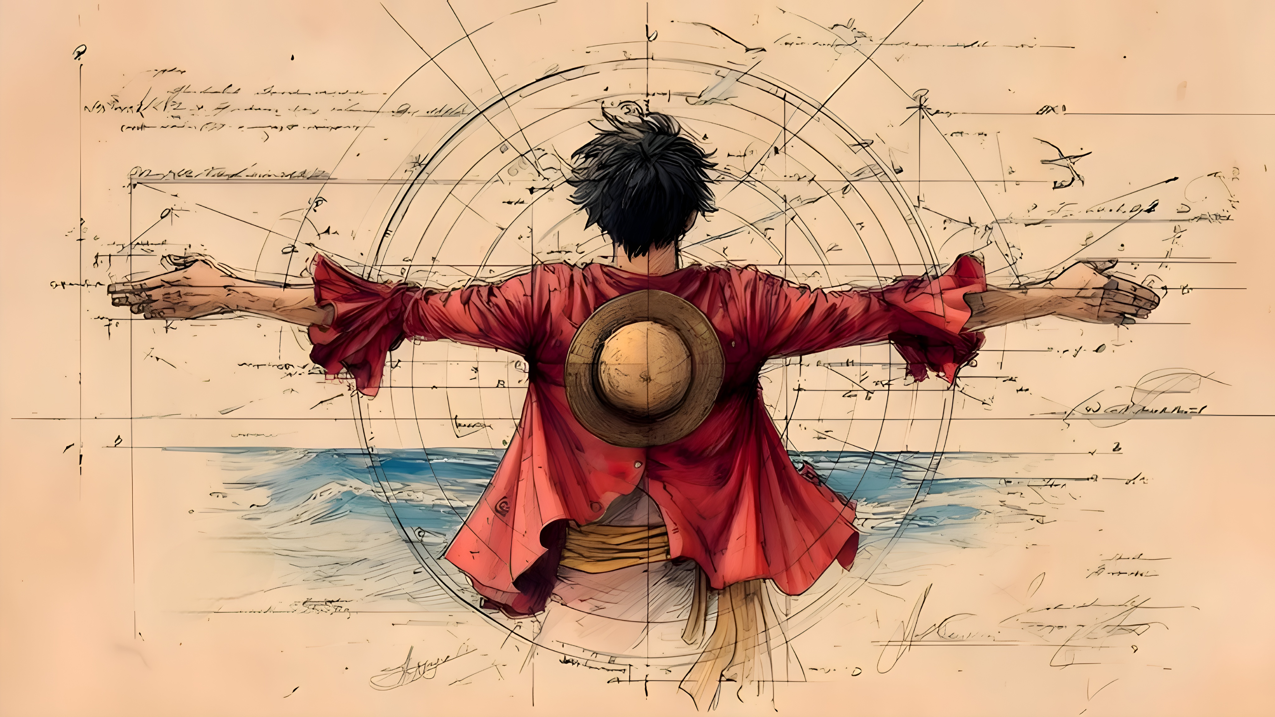 The Anatomy of Freedom: Vitruvian Straw Hat King!