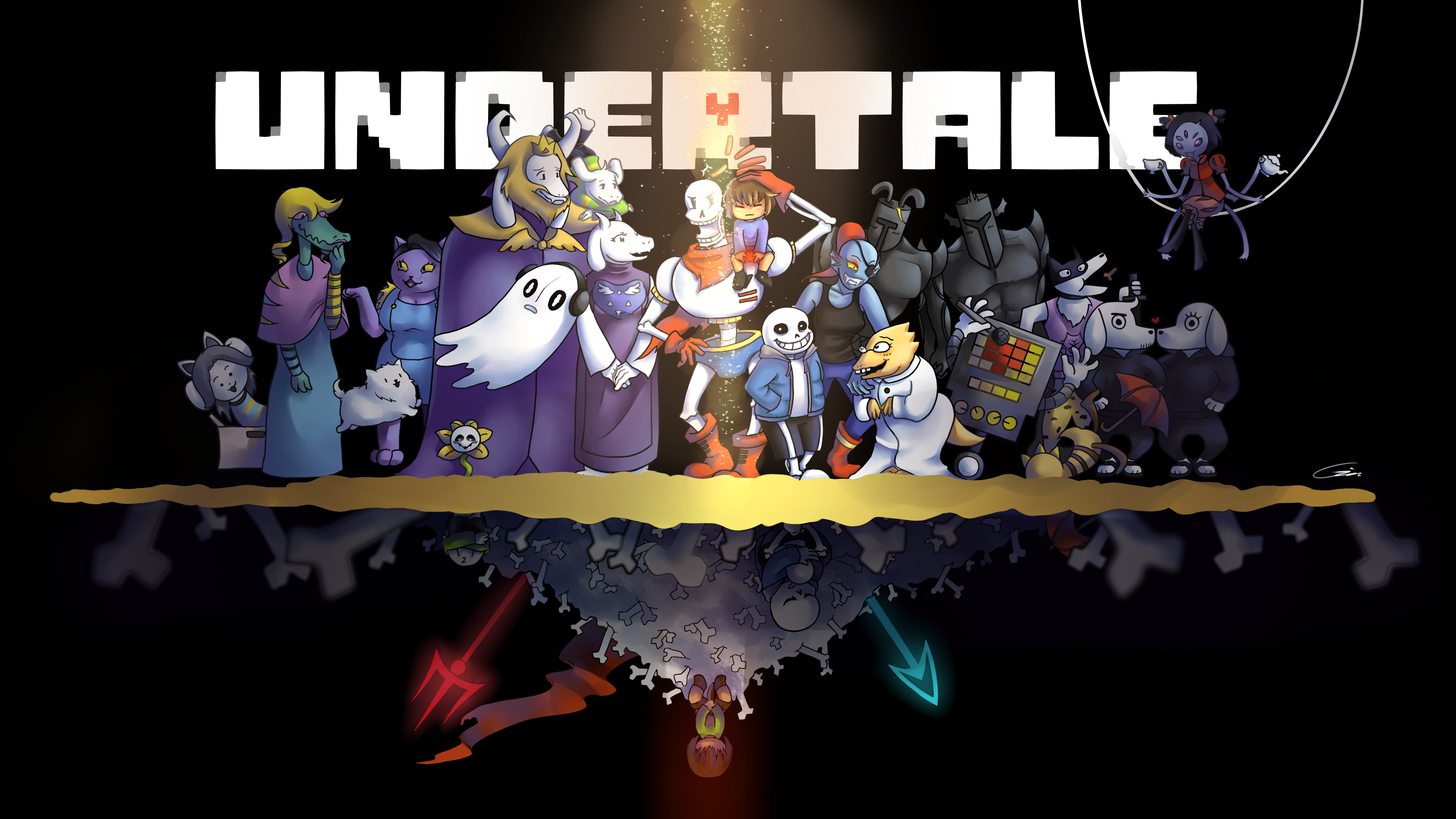 Filled With Determination. The Surface And The Underground