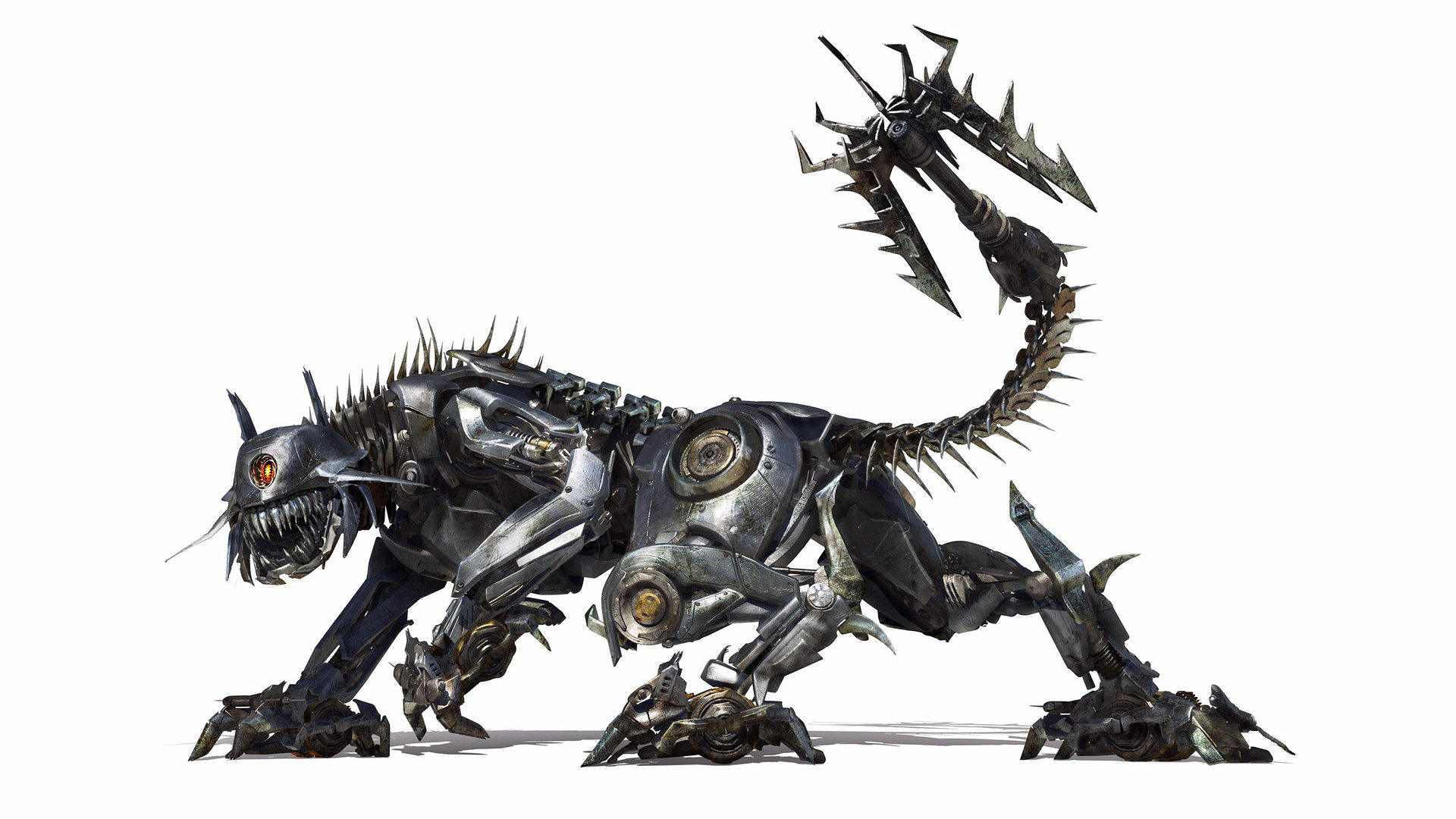 Ravage in Posing Stance. The Mechanical Stalker