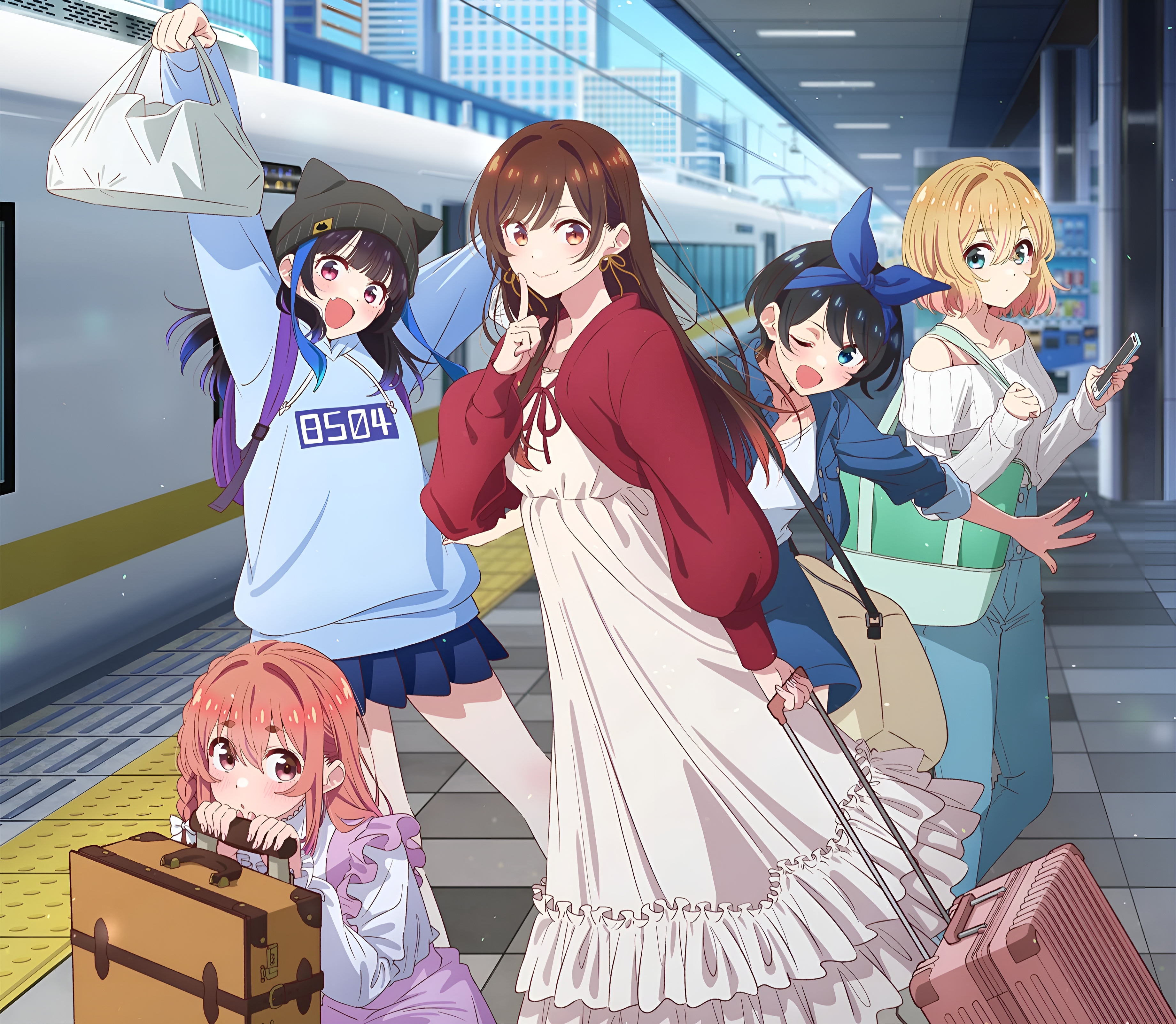 Platform Gathering. Heading Out on a Group Getaway