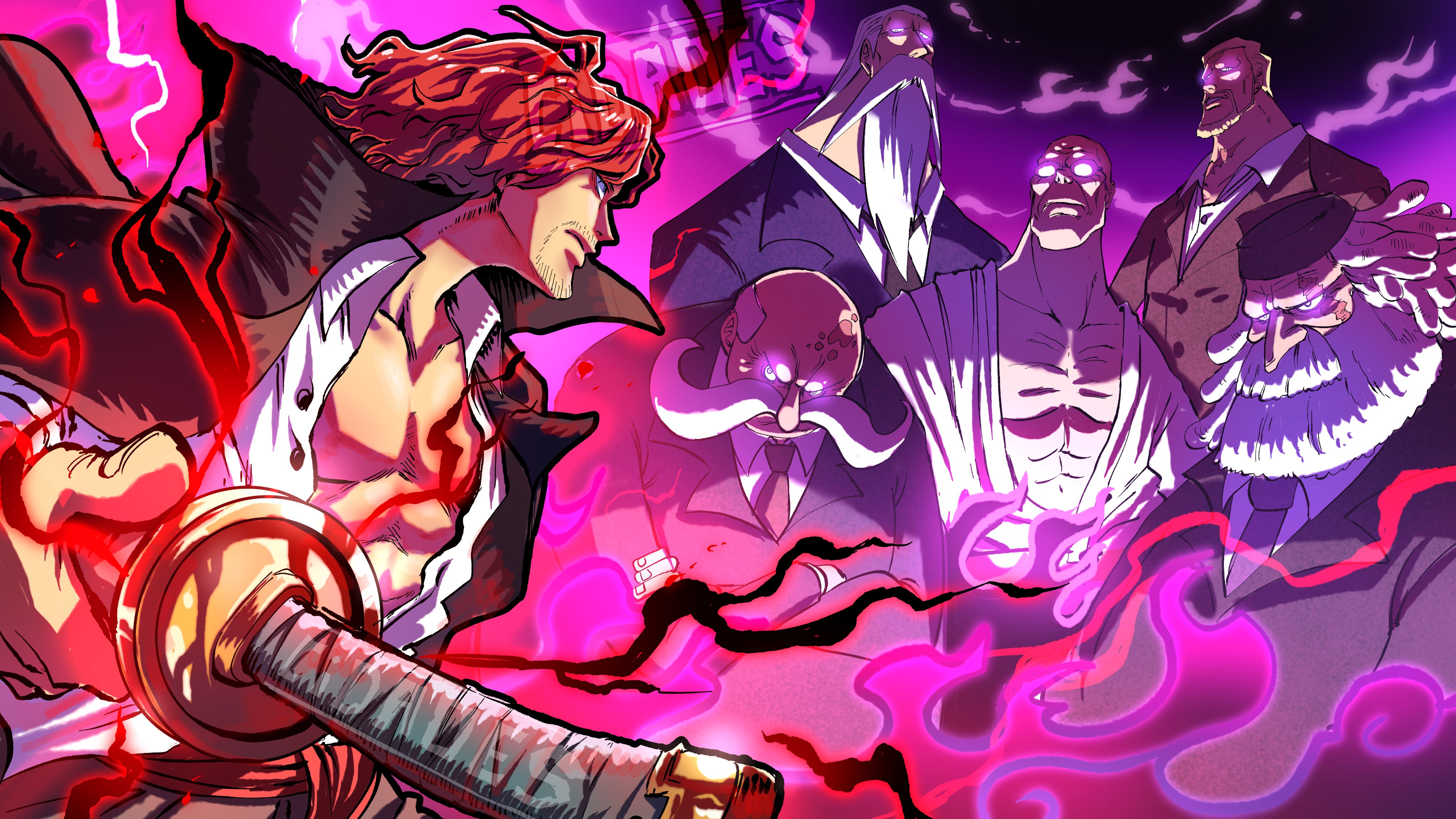 Clash of Destinies: Red Hair Shanks Defies the Gorosei